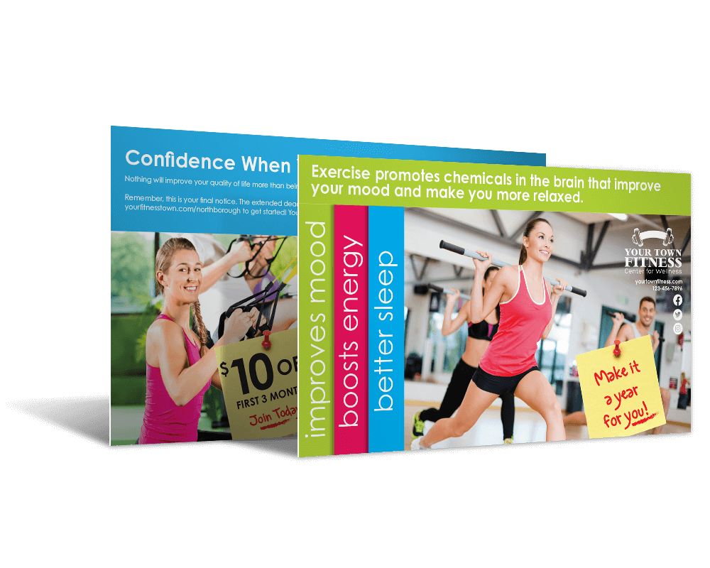 health and fitness mailer