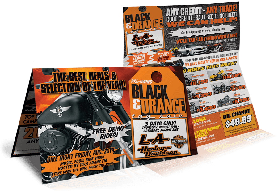 hitchhiker folded direct mail