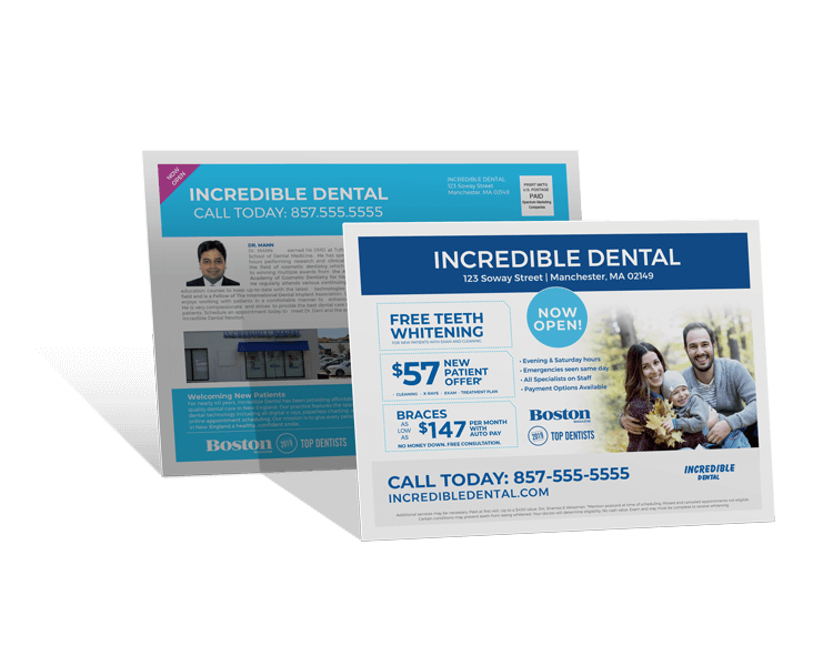 Incredible Dental direct mail campaign