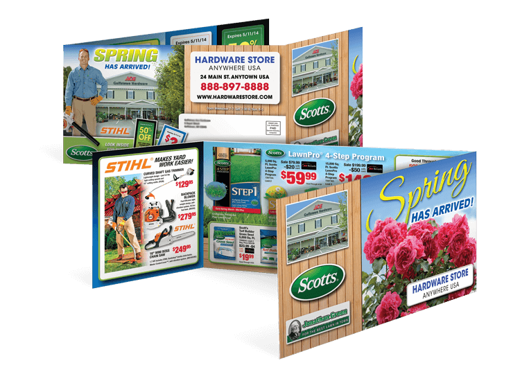 Scotts hardware Gatefold Mailer
