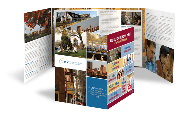 Education university direct marketing mail piece