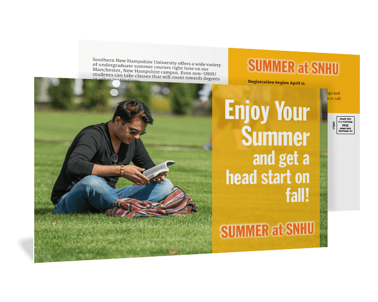Southern New Hampshire University postcard