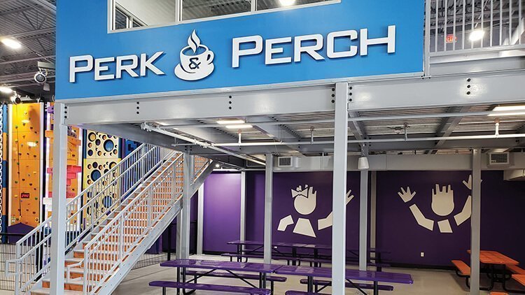 Perk and Perch signage