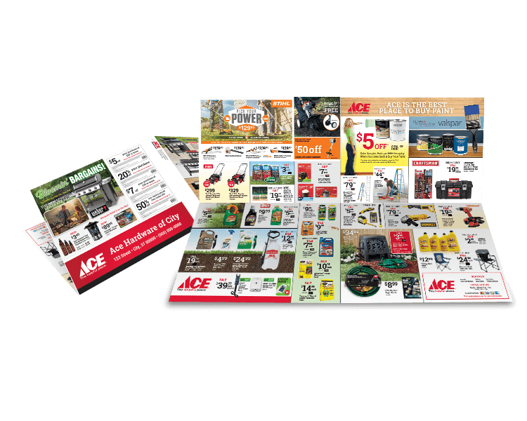 colossal quad fold mailer