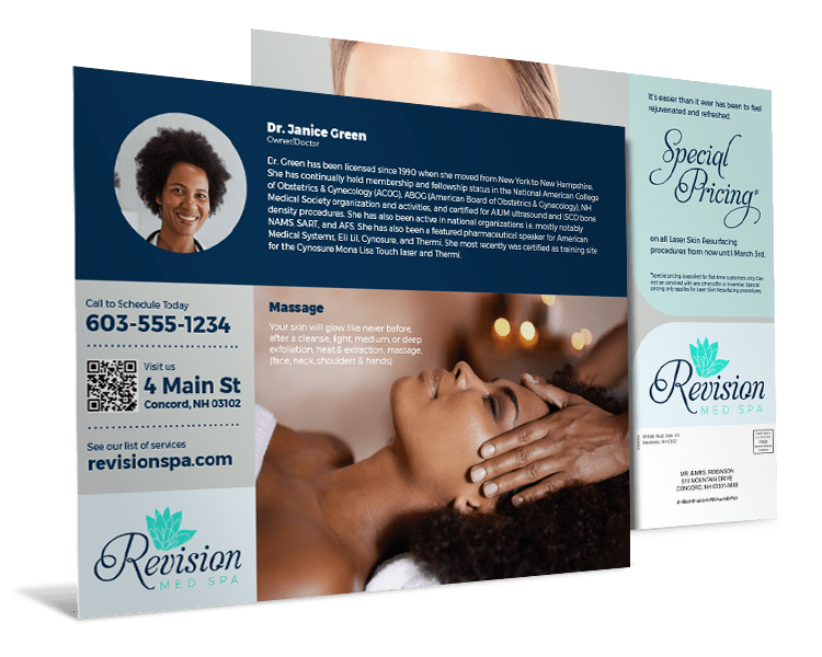 Med Spa industry mailer