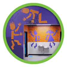 Altitude wayfinding signage and wall wraps