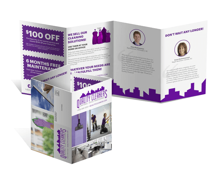 quality cleaners home services industry mailer