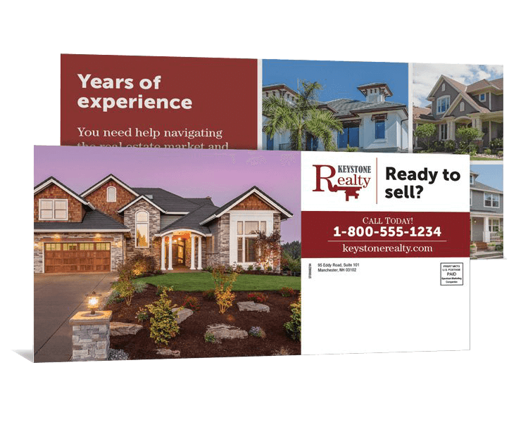 Keystone realty industry mailer mockup