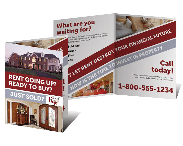 Keystone realty industry mailer mockup