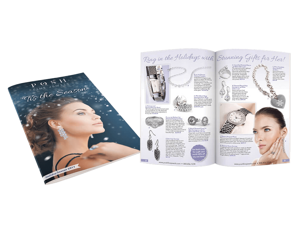 mini catalog jewelry industry mailer