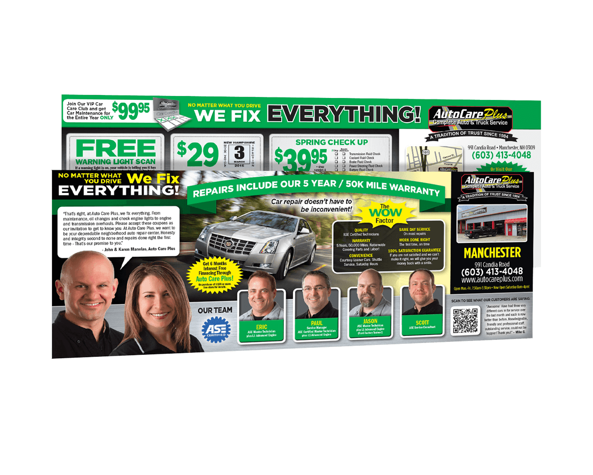 auto service industry mailer
