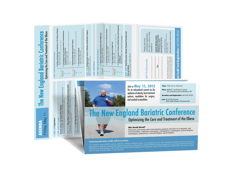 healthcare bi-fold mailer