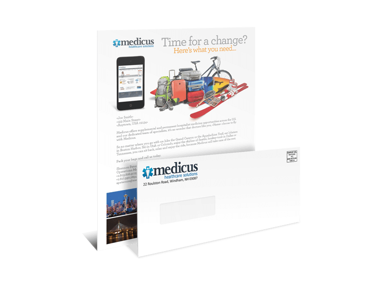 healthcare industry mailer