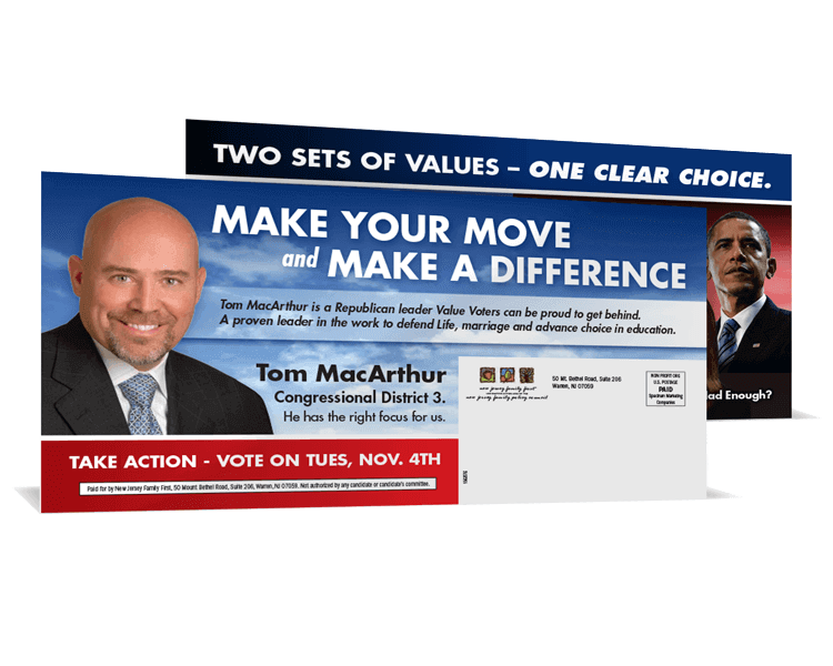 political industry mailer