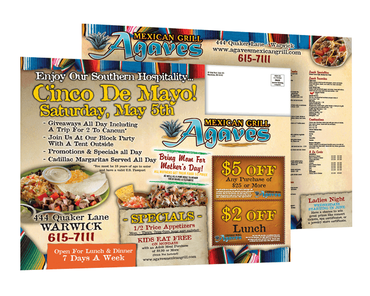 restaurant direct mail
