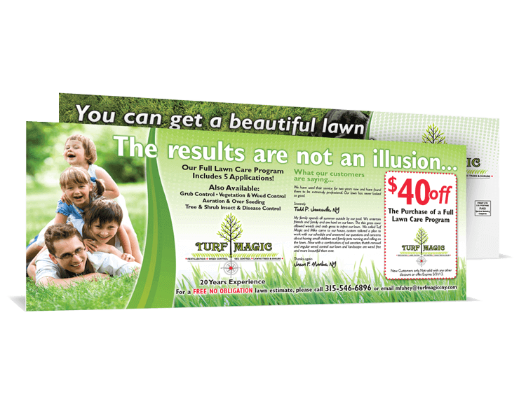 turf care landscaping industry direct mail
