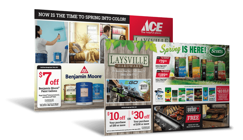 Spring monster mailer for Ace Hardware