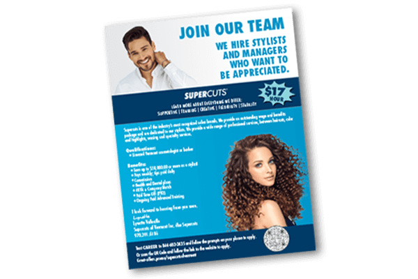 SC - Stylist Recruitment Flyer