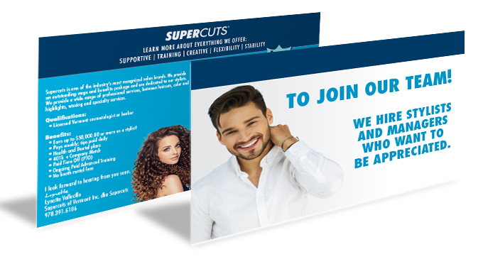 SC - Stylist Recruitment Postcard