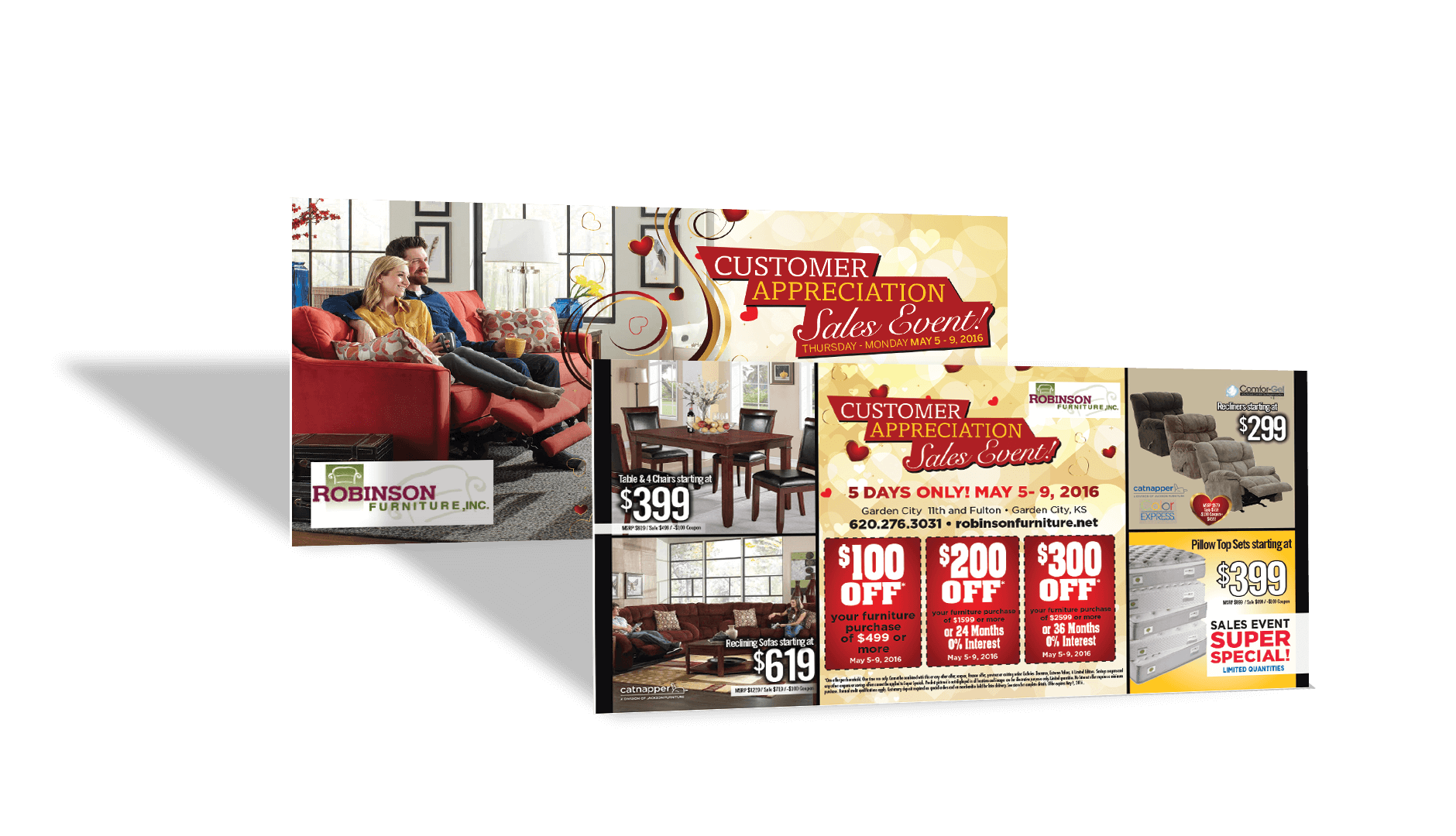 Customer Appreciation Robinson Flat Mailer