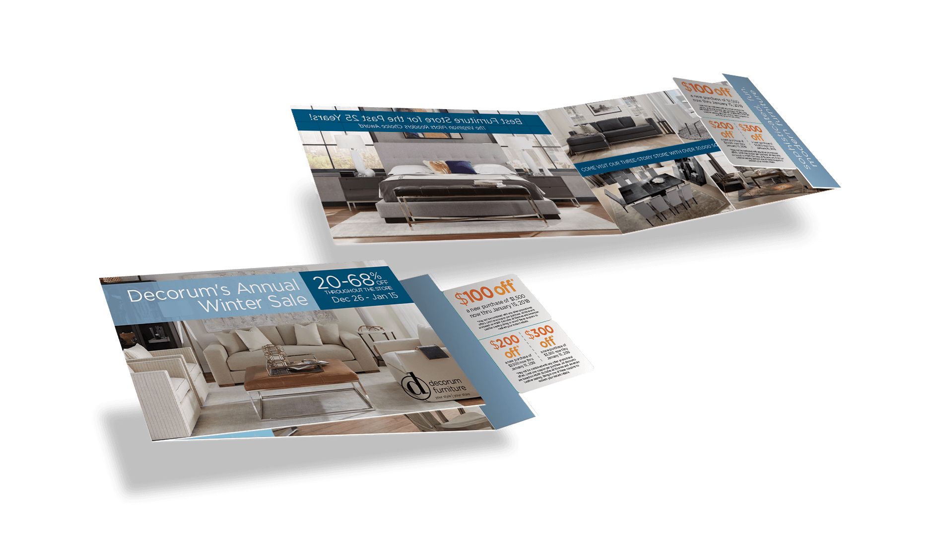 Winter Decorum Furn Gate Fold Mailer