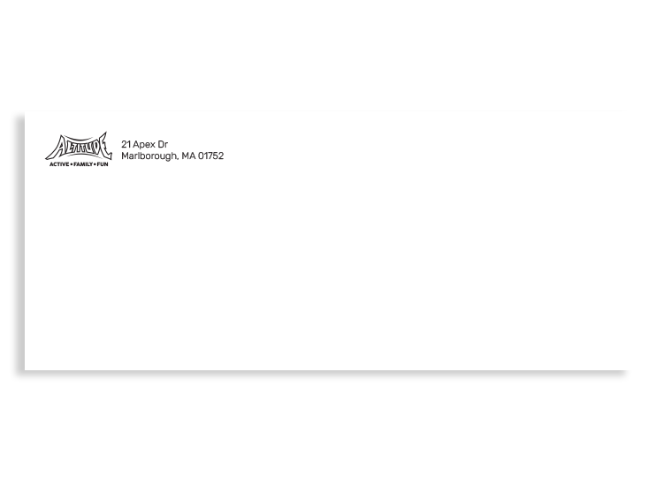 No10 Envelope - Black