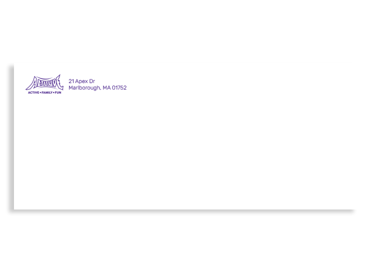 No10 Envelope - Purple