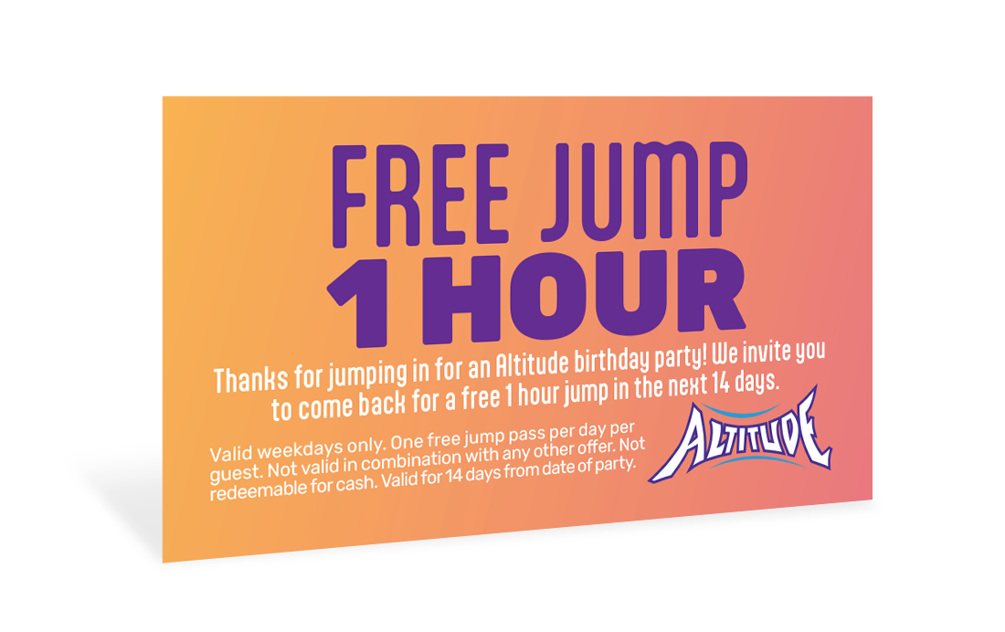 Birthday Bounceback 1hr Card