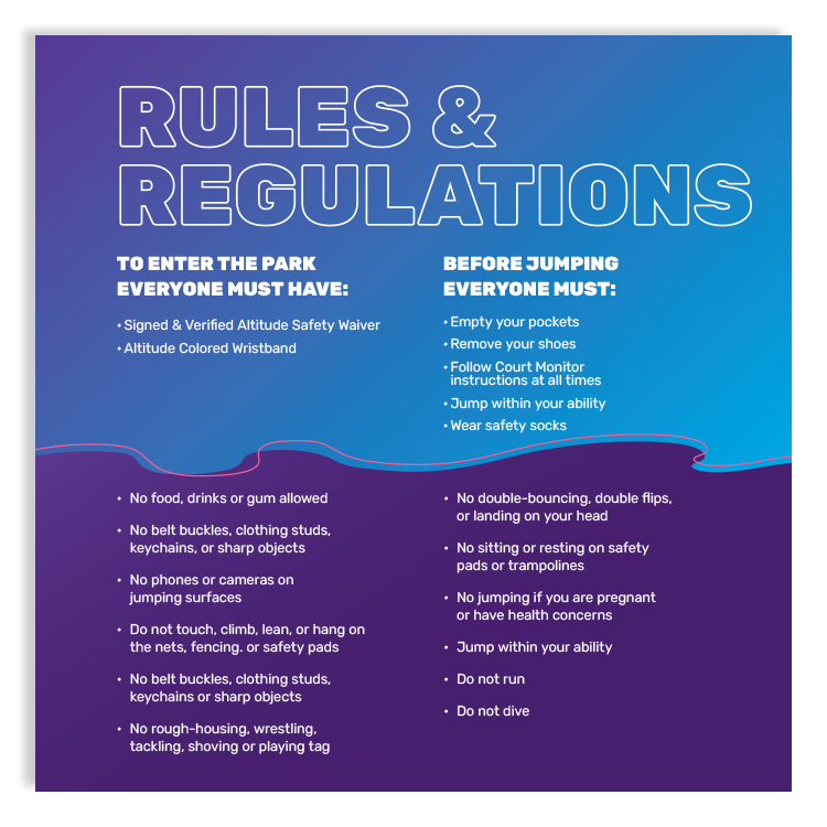 Rules and Regulations Sign