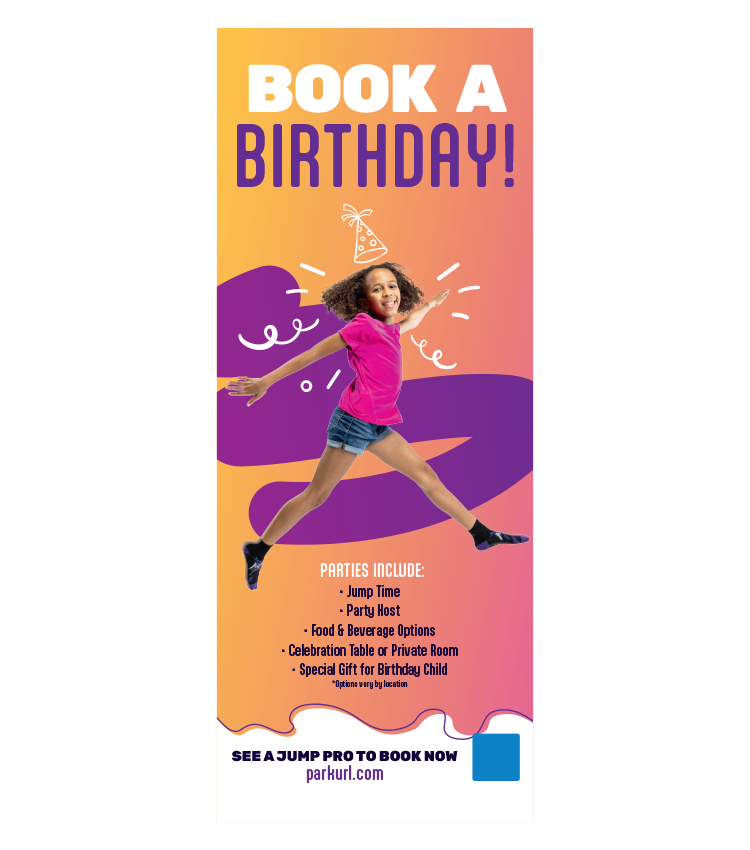 Birthday Pop Up Banner for POP kit