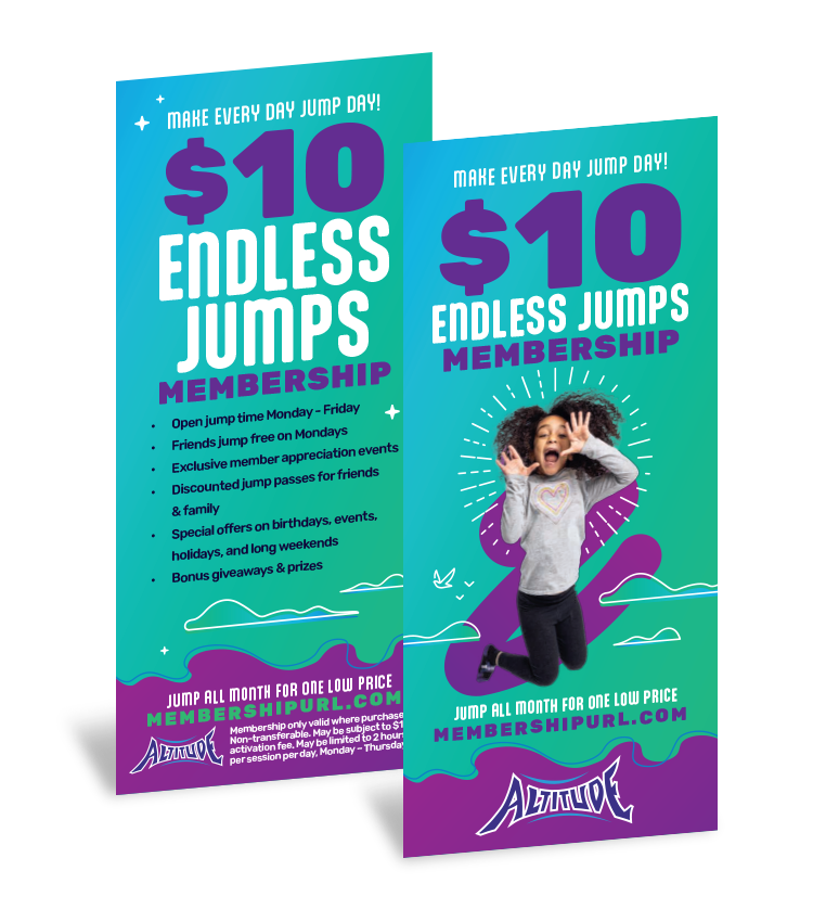 Membership Rack Card for POP kit