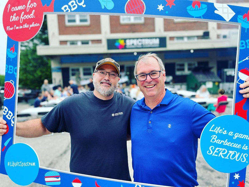 life at Spectrum Marketing Companies summer barbecue