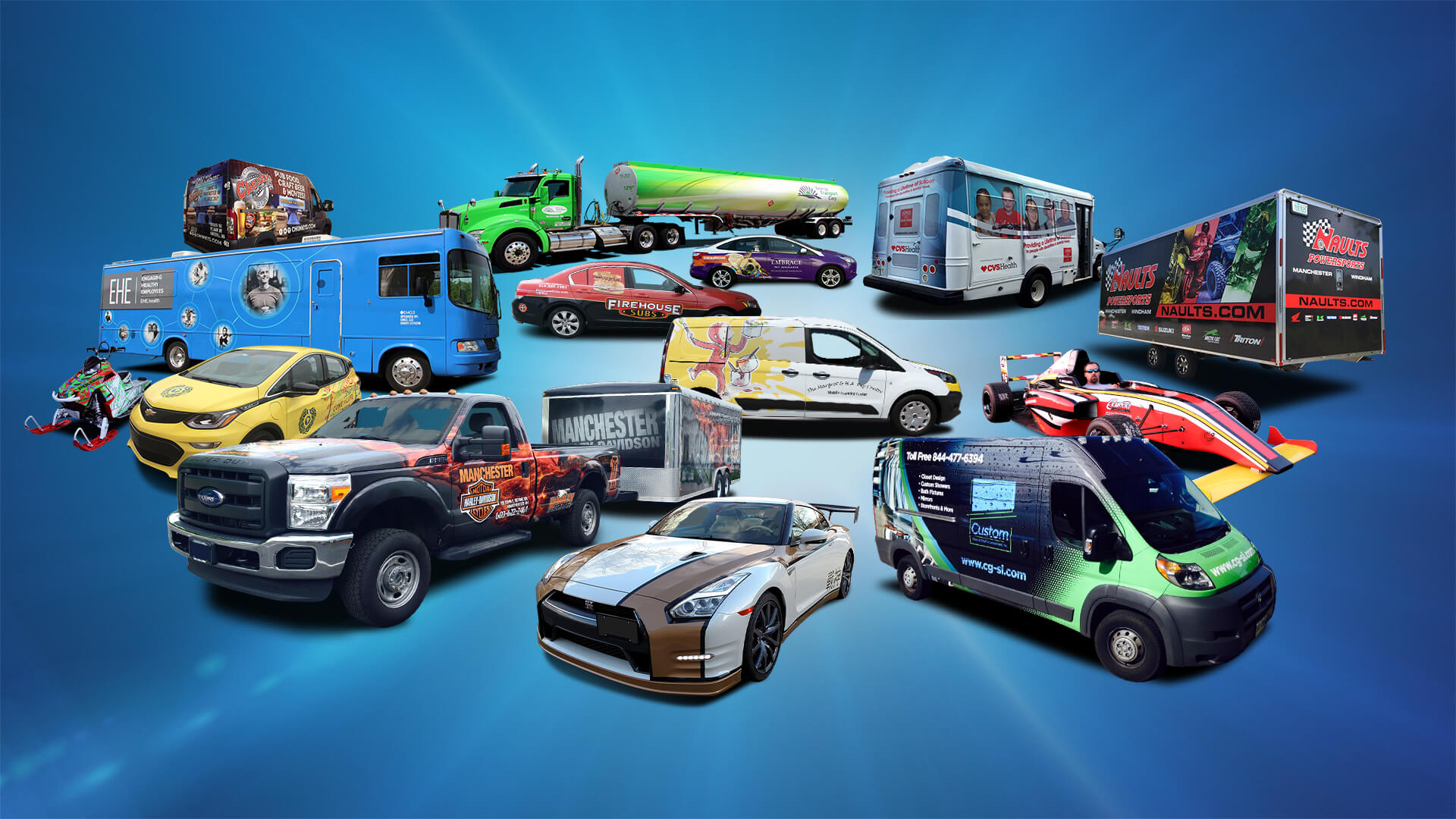 range of vehicle wraps