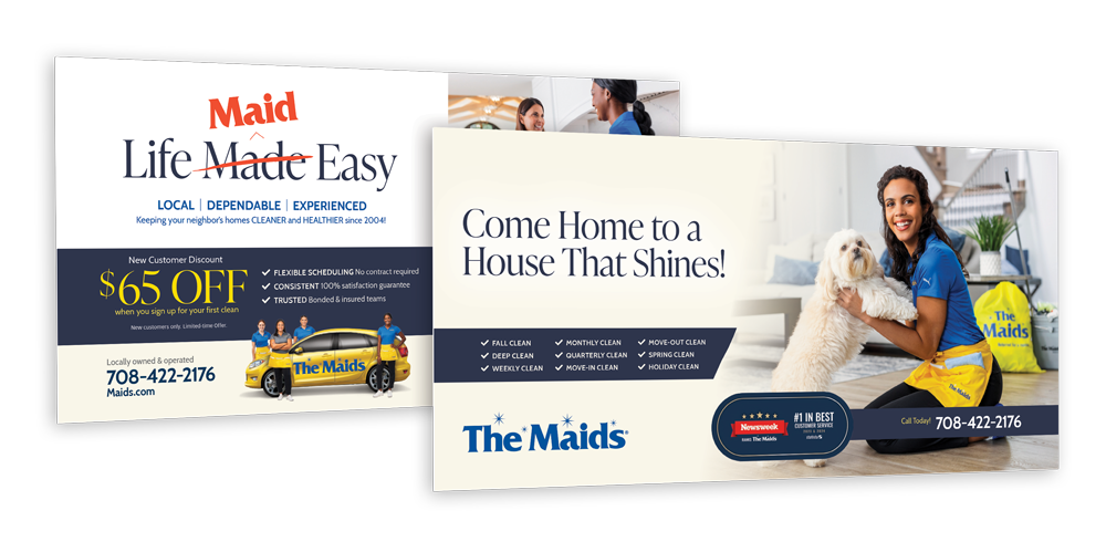 the maids 5.5x11 mailer