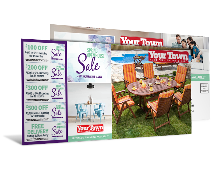 furniture mailer top section