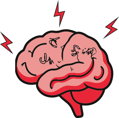 red brain icon