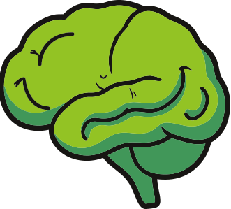 green brain icon