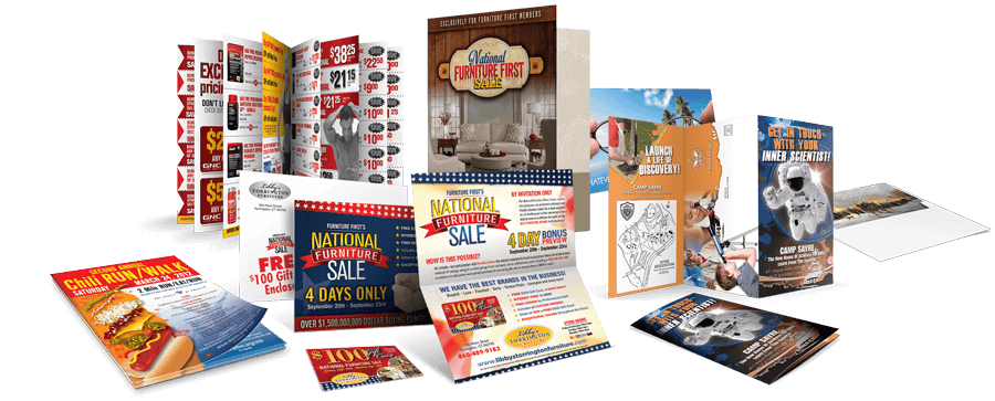 Commercial printing examples