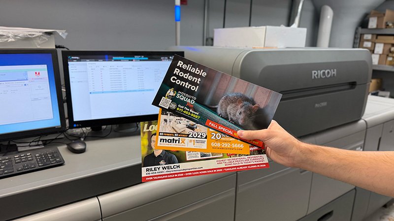 Digital printed examples