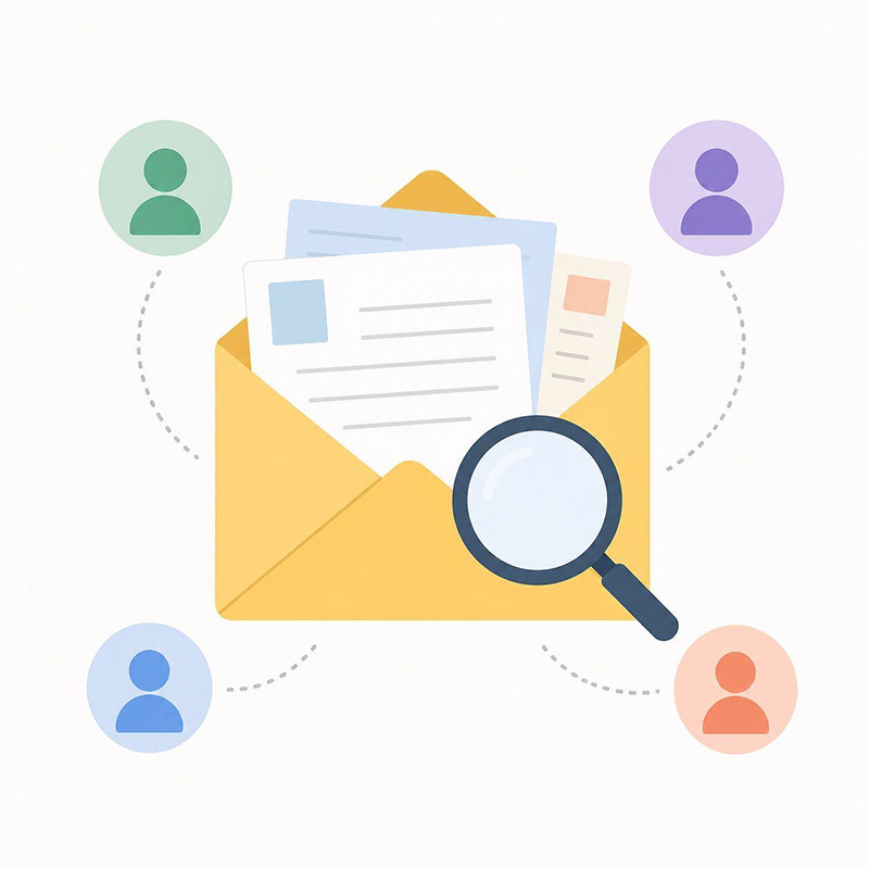 icons displaying find the correct target audience