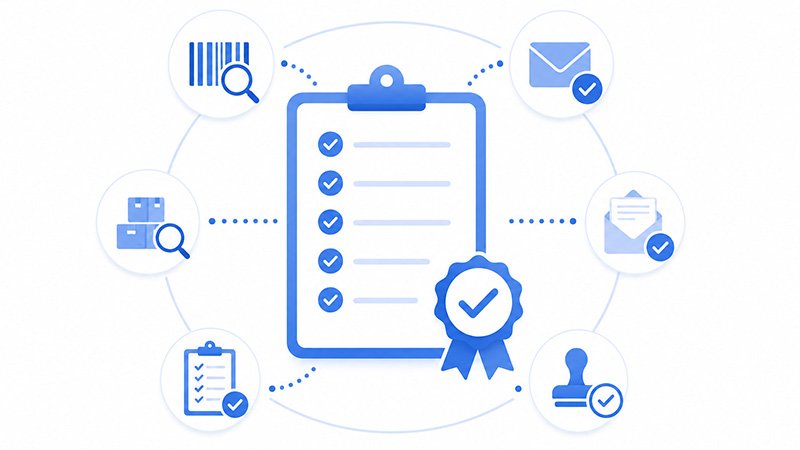 icons displaying quality assurance