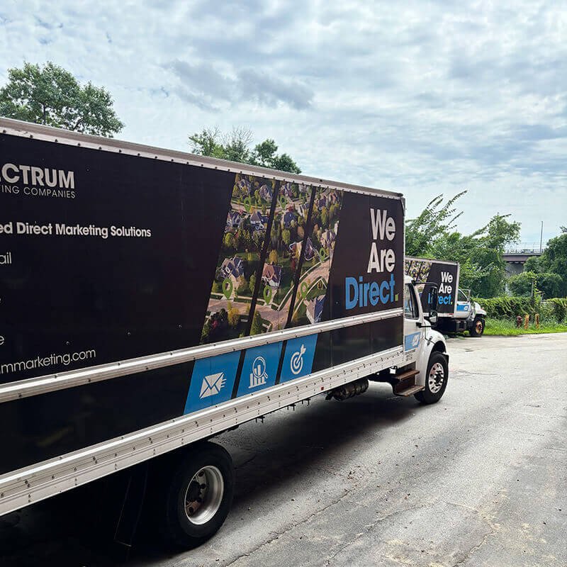 Spectrum mail truck