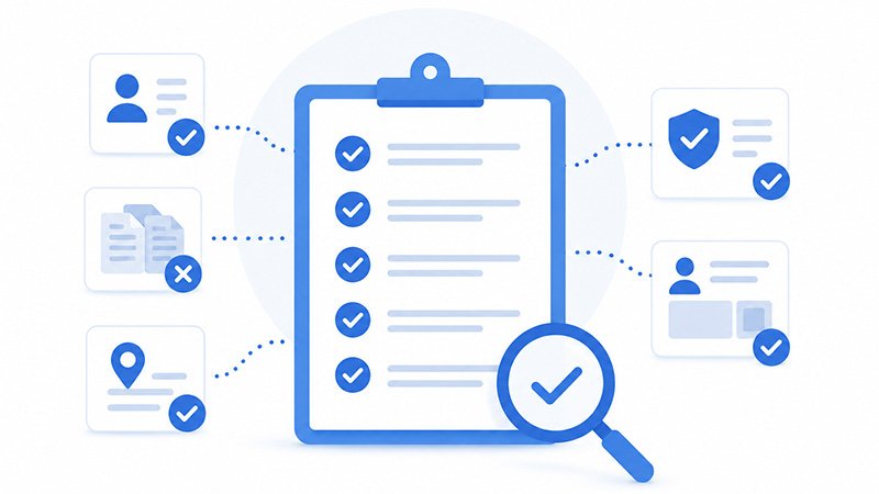 icons displaying data validated