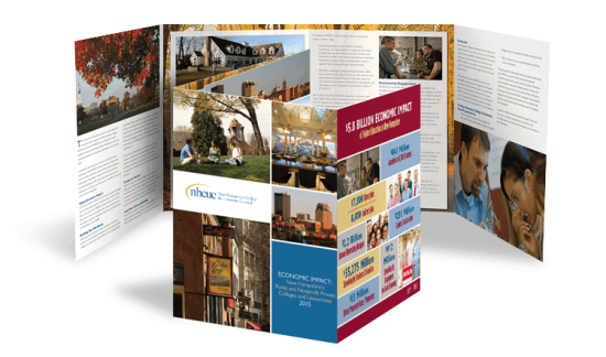 Education university direct marketing mail piece