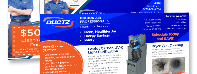 Value Mailer11” x 5.5” printed on glossy cardstock